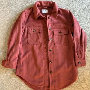 Old Navy Women's Rust Shirt Jacket
